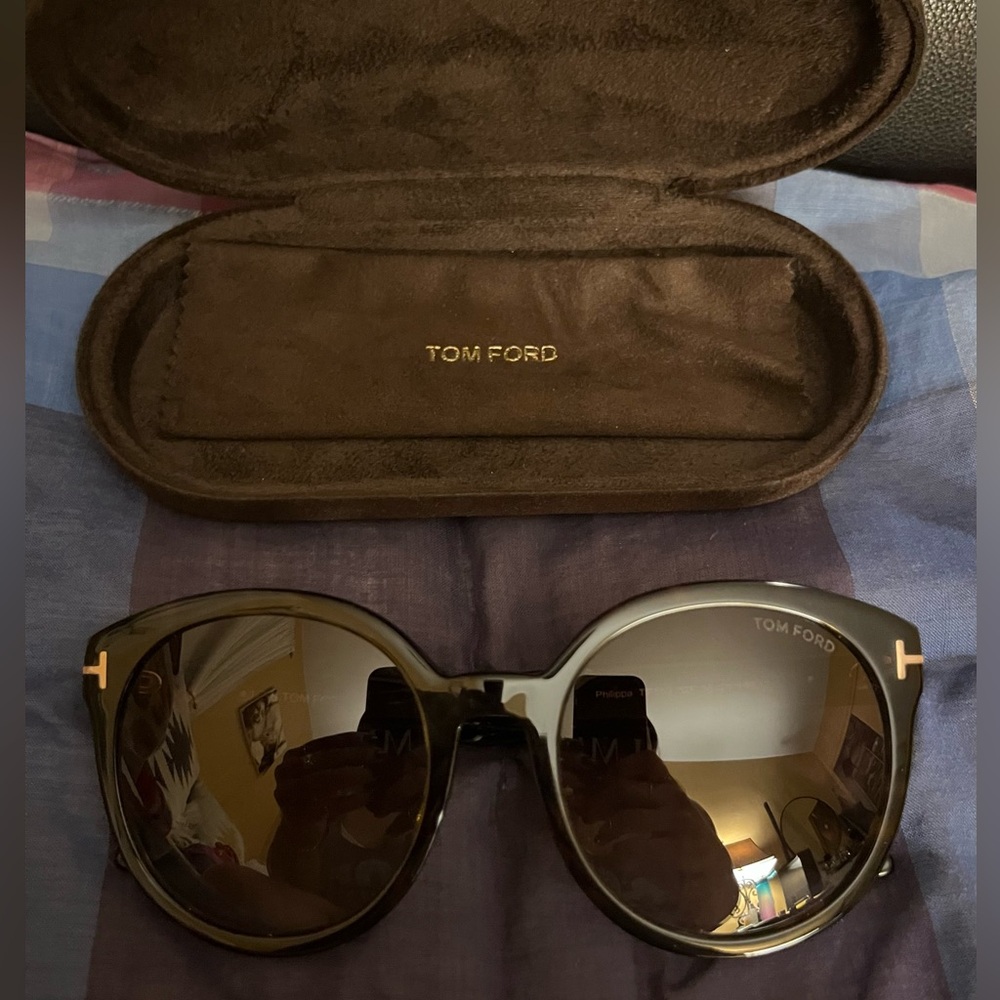 Tom Ford Phillippa Sunglasses All Brown *RARE*